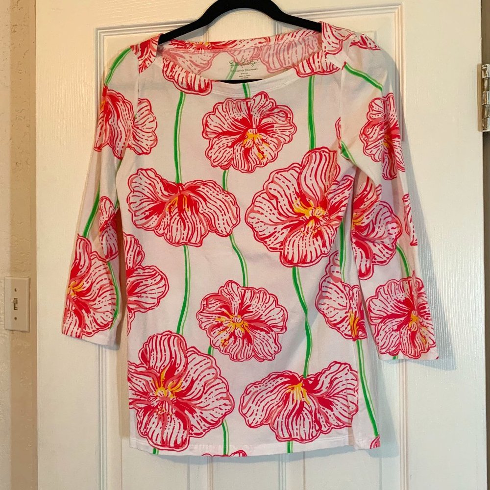 Lilly Pulitzer Poppy Print Shirt